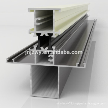 6063 aluminum extruded profiles for sliding windows of buildings and edifice